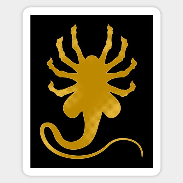 Facehugger Driver Sticker by DCLawrenceUK